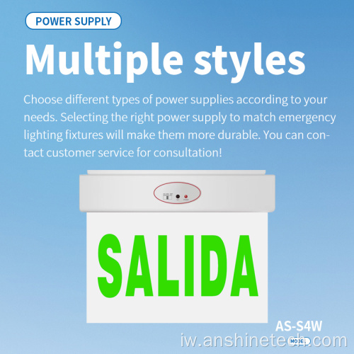 נורית חיווי חירום אקרילית קטנה